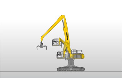 Перегружатели гусеничные LH 80 C High Rise Industry Litronic