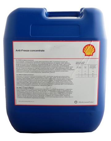 Антифриз SHELL Premium Antifreeze конц синий - 20 л.